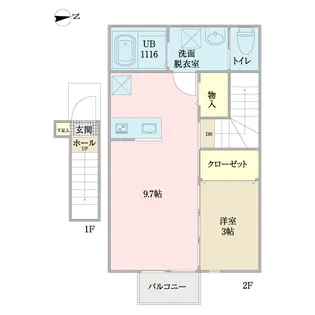 anyre高砂Iの間取り