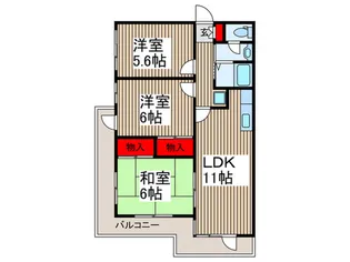 BULLアパートメント大宮【1階】の間取り