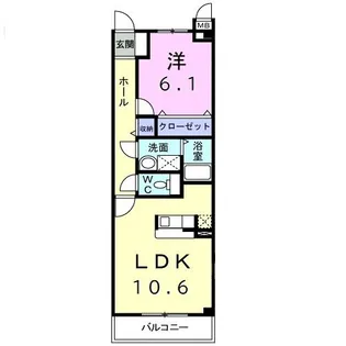 ウイステェリア【1階】の間取り