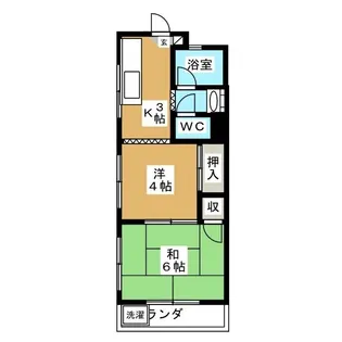 K・Sハイツ【2階】の間取り