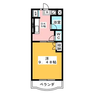 マンションフレサ【2階】の間取り