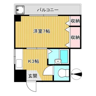 板倉ビル【2階】の間取り