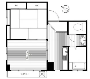 リバーサイドビル【4階】の間取り