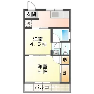 コーポITO【3階】の間取り