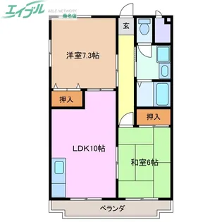 小林ビル【4階】の間取り