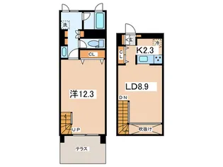 スタイリオ妙蓮寺の間取り