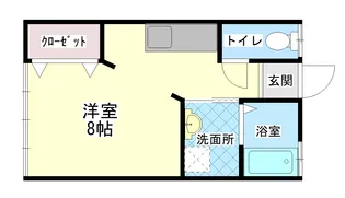 サンライフ秀峰【1階】の間取り