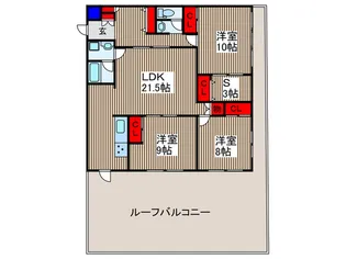 ステイツ所沢【6階】の間取り