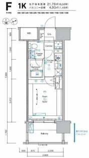 シーフォレシティ芝浦【5階】の間取り