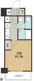 ジュネーゼプレシャス森ノ宮【5階】の間取り