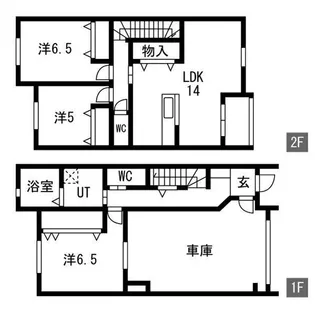 パシフィックヒルズ【2階】の間取り