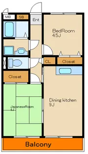 エトワール西神戸【4階】の間取り