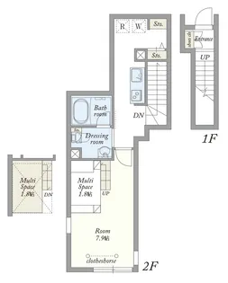 ジャスパー中落合【2階】の間取り