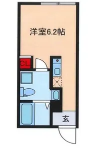 フィオーレ昭和町【4階】の間取り