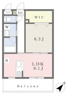 カリーノ杉水【3階】の間取り