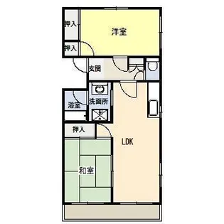 リバーサイド高洲【4階】の間取り
