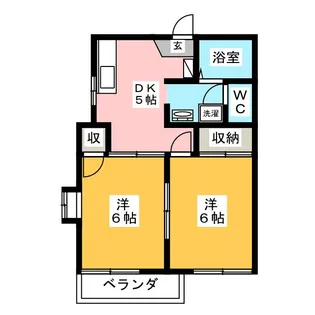 ドエル北鎌倉【2階】の間取り