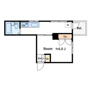 JLBグランエクリュ五反野【3階】の間取り