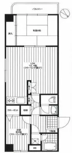 デ・フレール本駒込【1階】の間取り