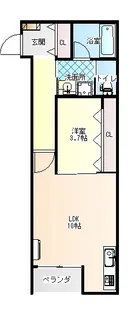 うらら牡丹山【3階】の間取り