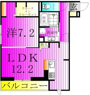 Ferro Risaia【2階】の間取り