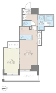 Belle Primevere【8階】の間取り