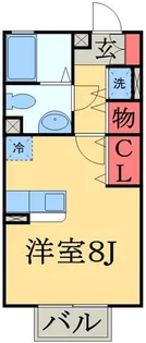 プレジール1【2階】の間取り