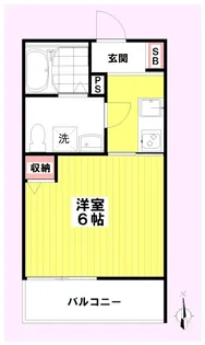 カルヴィ川崎【3階】の間取り