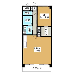 セントレジス【2階】の間取り