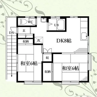 エルヴィータ東蒔田【2階】の間取り