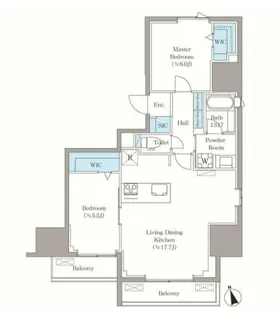 VISTA西早稲田【2階】の間取り