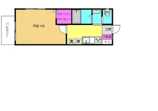 ラフィネ【1階】の間取り