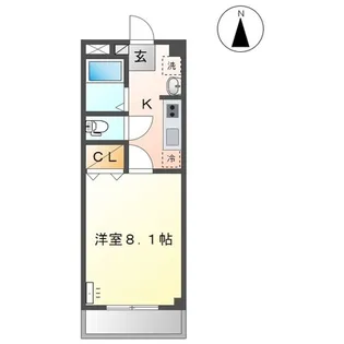 ソレイユ【1階】の間取り