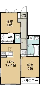 ヴェルドミールNK【1階】の間取り