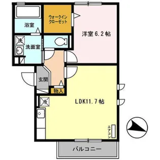 テ キューロ クアトロ【2階】の間取り