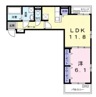 マロングロリア【3階】の間取り