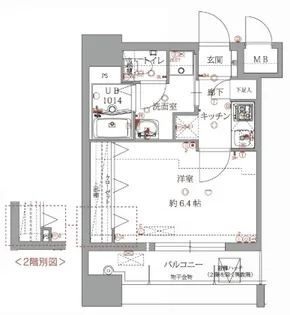 ラ メゾン ドサヴォイ【6階】の間取り