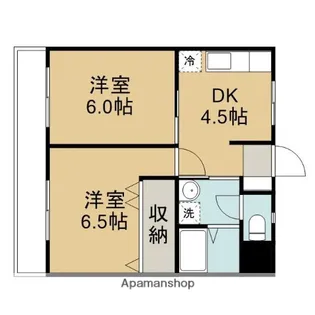オータムリーフ壱番館【1階】の間取り
