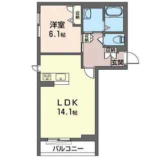 シャーメゾンJIN【3階】の間取り