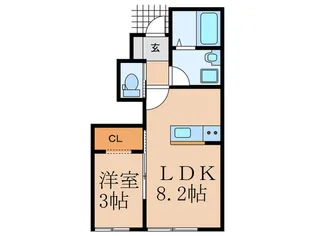 ルテナント【1階】の間取り