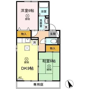 グランシャリオ A棟【1階】の間取り