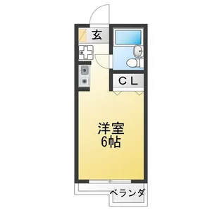 晴嵐マンション【4階】の間取り