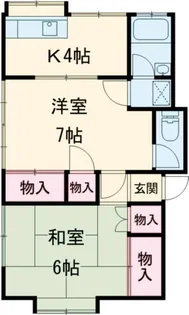 サニーハイツ【1階】の間取り