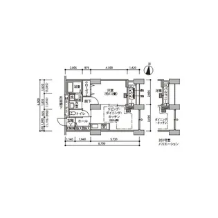 東雲キャナルコートCODAN 14号棟【2階】の間取り