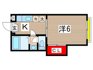 コ-トハウスフナツ【1階】の間取り