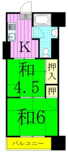 松戸パレス【7階】の間取り
