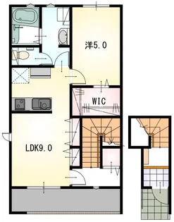 LOTUS大谷【2階】の間取り