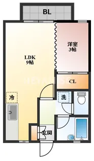 MYハイツ2【2階】の間取り
