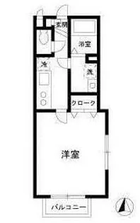 コリヌ・ド・鷺沼【2階】の間取り