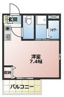 白金510ハウス【3階】の間取り